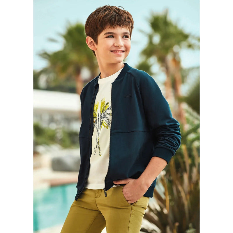 Sudadera De Niño Mod.6447 Marino Marca Mayoral® 12 Años Marino