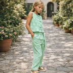 Blusa Top Juvenil Mujer Casual Mod. 6023 Marca Mayoral® Salvia Floreado 16 Años