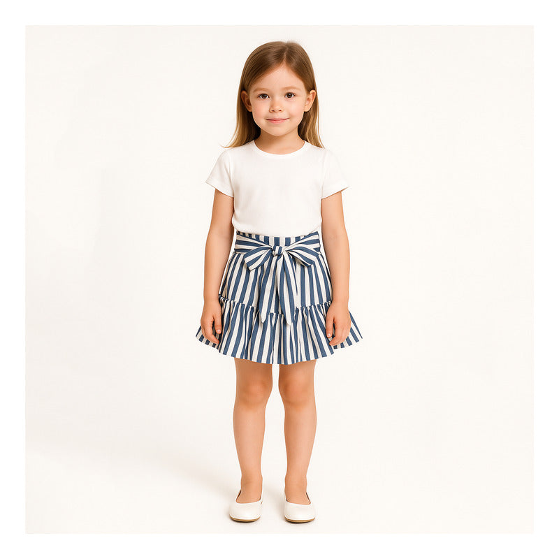 Falda Rayada Para Niña Mod.3904 Marca Mayoral®