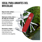 Navaja Super Tinker 1.4703 14 Funciones Marca Victorinox® Rojo