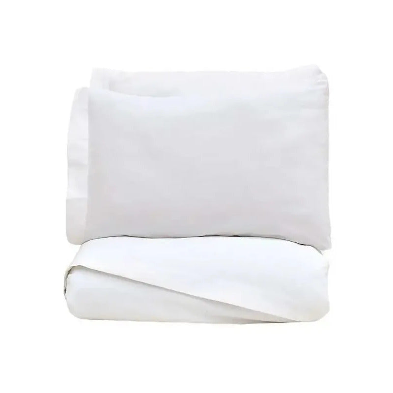 Sábanas Cabos Queen Size Vialifresh Vianney Blanco Liso