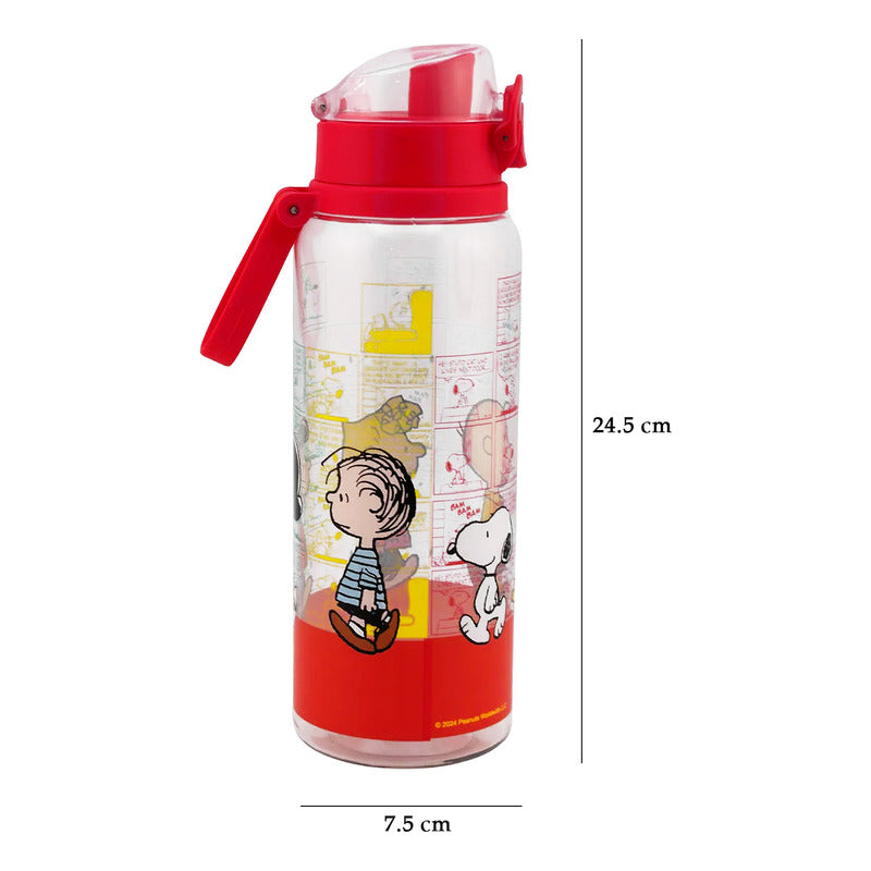 Botella De Agua Ligera Con Asa 900ml Diseños Animados