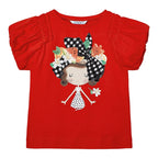Blusa De Niña Manga Corta Marca Mayoral®