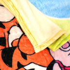 Manta De Cuna Raschel 140x110cm Dibujosanimados Providencia® Winiie Phoo 650 G Amarillo