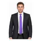 Corbata Elegante Para Hombre Eventos Y Negocios Marca Cotu® Morado Texturizado 160 Cm