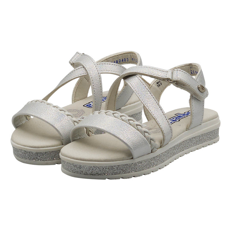 Sandalia Para Niña Mod.112316-y Marca Coqueta Y Audaz®