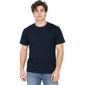 Playera Básica Hombre Paquete 4pz Azul Oscuro Marca Skannda® Azul Oscuro Lisa Paquete Playeras