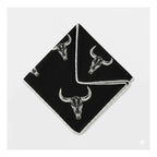 Pañuelo Multiusos Ligero Diseño Tradicional 55x55cm Negro Toros Unitalla