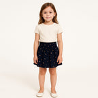Falda De Niña Mod.126-7038 Flowers Marca Losan®
