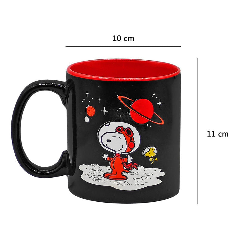 Taza Grande Tarro Metálico Animado Diseños Varios