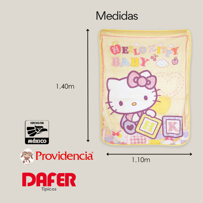 Cunero Raschel 140x110cm Providencia® Bébes Animados
