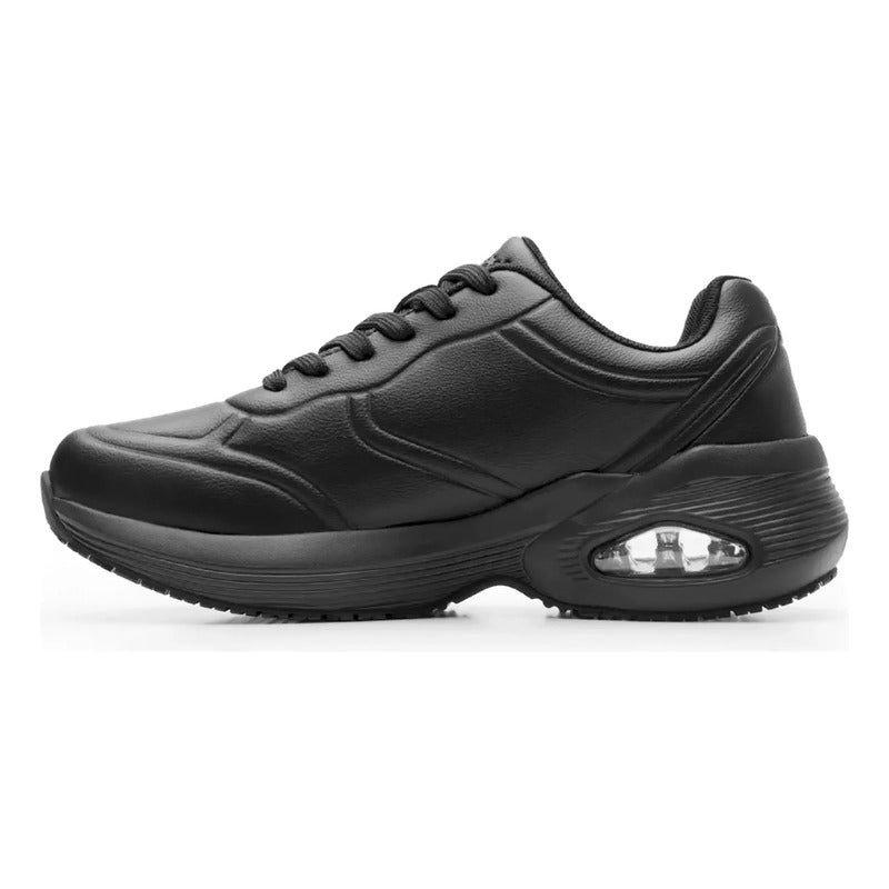 Tenis Cápsula De Aire Para Mujer Con Absor Max 131504 Flexi® Negro Lisa 26 Mx