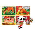 Rompecabezas De Animales 4 En 1 Marca Melissa & Doug®