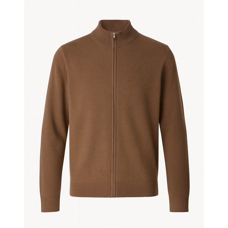 Suéter De Hombre De Punto Fino Con Cierre Mod.e55304 Bobois®