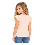 Blusa Casual Para Niña Mod. 3007 Marca Mayoral® Salmon Lisa 5 Años