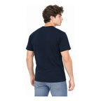 Playera Básica Hombre Paquete 4pz Azul Oscuro Marca Skannda® Azul Oscuro Lisa Paquete Playeras