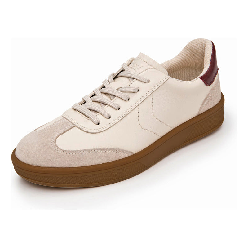 Tenis  Sneaker Casual Dama Mod.134503 Milan Marca Flexi® Algodón Lisa 24.5 Mx