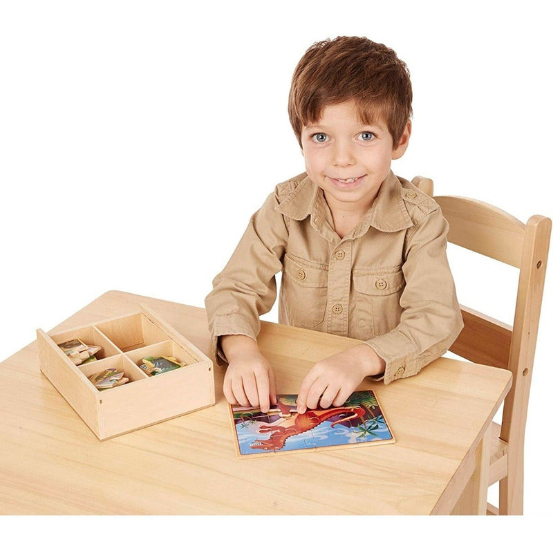 Rompecabezas De Madera 4 En 1 Dinosaurios Melissa & Doug®
