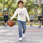 Playera Casual Para Niño Mod.7045 Marca Nukutavake Mayoral® Beige Básquetbol 18 Años Lisa