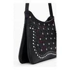 Bolso Efecto Piel Troquelado Mod. 25waxp38/2000 Desigual® Negro Troquelado Níquel