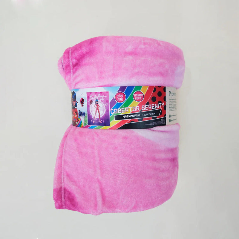 Cobertor Ligero Super Suave Matrimonial Diseños Providencia® Lady Bug Mir Aculous 850 G Multicolor