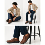 Zapato Casual  Para Caballero Mod. D2126762s Marca Dockers® Caoba Lisa 26,5 Mx
