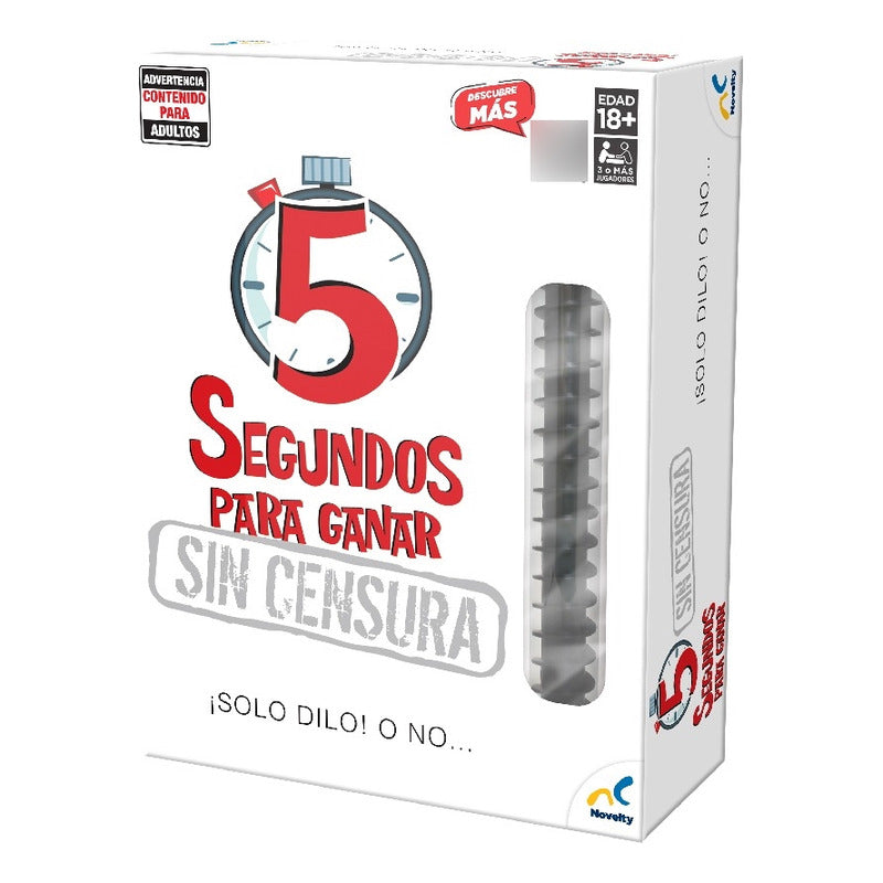 5 Segundos Para Ganar Sin Censura Juego De Mesa Novelty