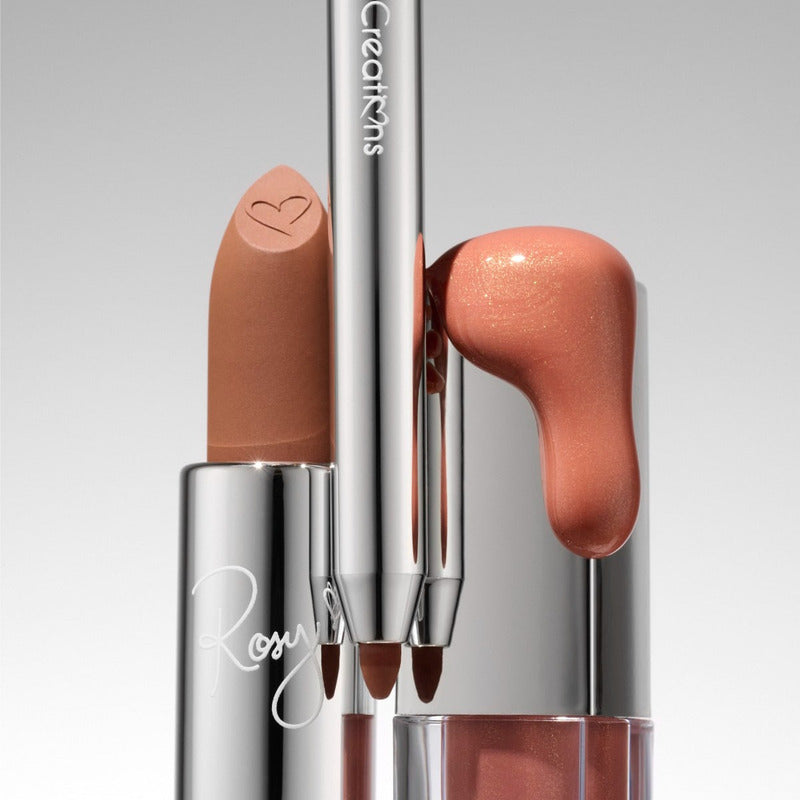 Kit De Labios Rosy Mcmichael Not So Classic Beauty Creations Acabado Gloss Color Nude