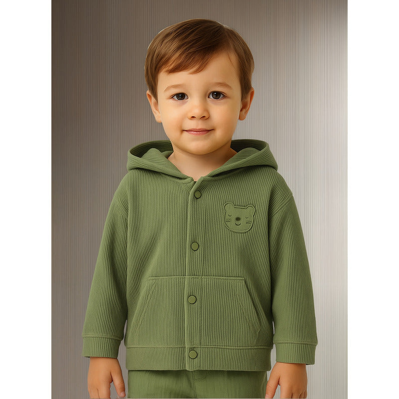Sudadera De Niño Con Capucha Mod.1472 Marca Mayoral® 3 Años Verde Musgo