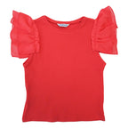 Blusa Para Niña Con Mangas De Vuelo Mod.3013 Marca Mayoral®