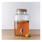 Dispensador De Bebidas Con Canilla Vintaje 5l Marca Kilner® Transparente