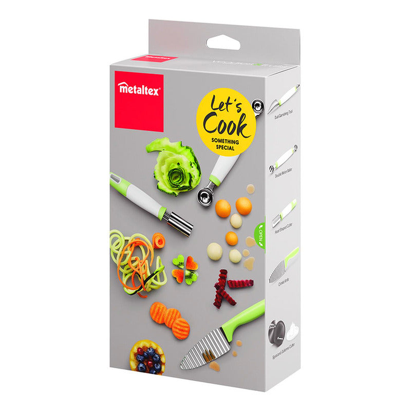 Kit De Utensilios Para Vegetales Y Frutas Marca Metaltex®