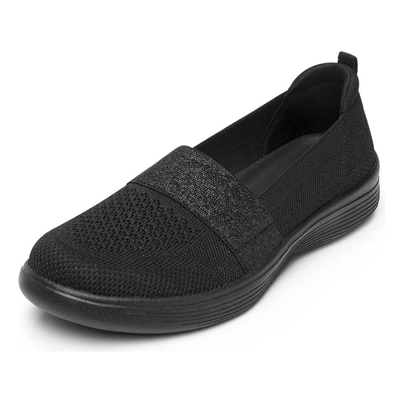 Tenis Casual Tejido Slip On Para Mujer 104932 Marca Flexi®