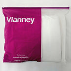 Juego De Sábanas King Size Mod. Cabos 100% Algodon Vianney® Blanco Liso