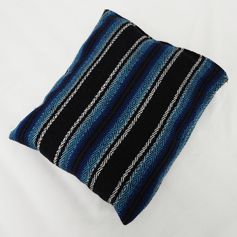 Frazada De Viaje Artesanal Con Almohada Set De Descanso