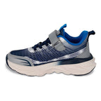 Tenis Deportivo Para Niño Mod.205600e Marca Coqueta Y Audaz® Azul Acero Lisa 20 Mx