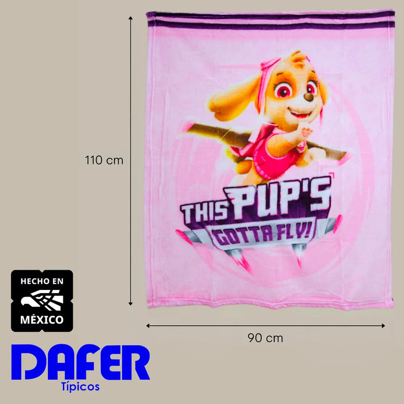 Manta Cunero  Super Serenity 90cmx1.10m Providencia® 300 G Skye Paw Patrol
