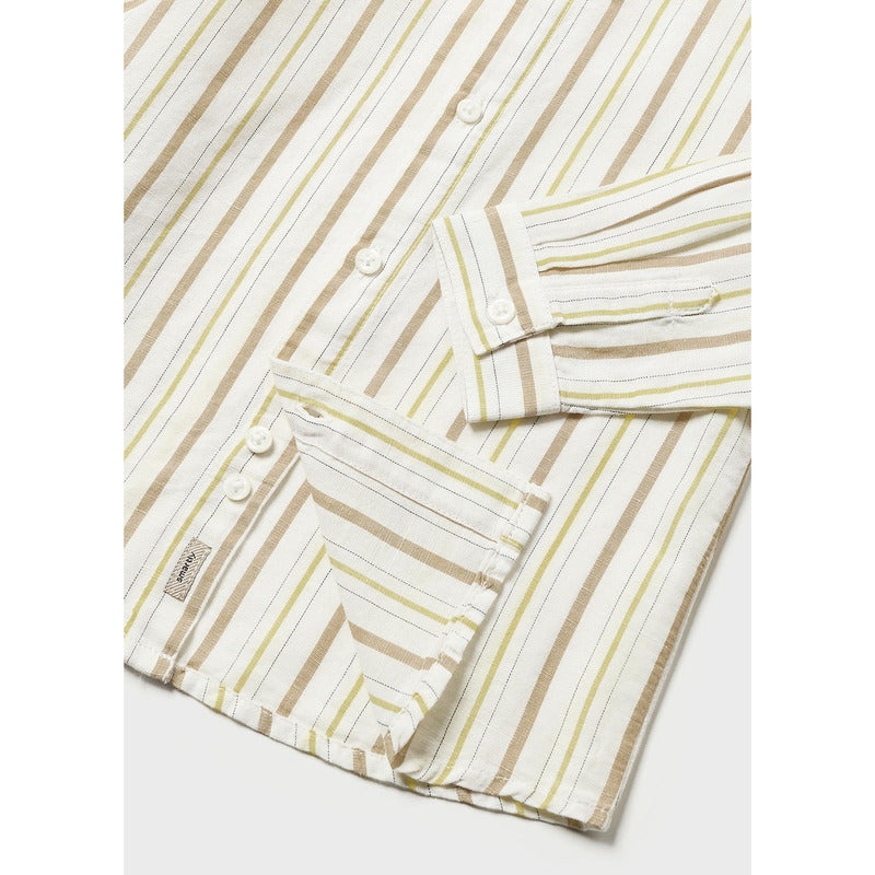 Camisa Manga Larga Lino Para Bebé Mod.1114 Marca Mayoral®