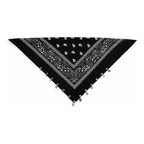 Paliacate Tradicional Multiusos Accesorio Unisex 55x55cm Negro Geométrico Unitalla