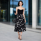 Falda Midi Para Mujer Mod. 4138pd Marca Exotica®