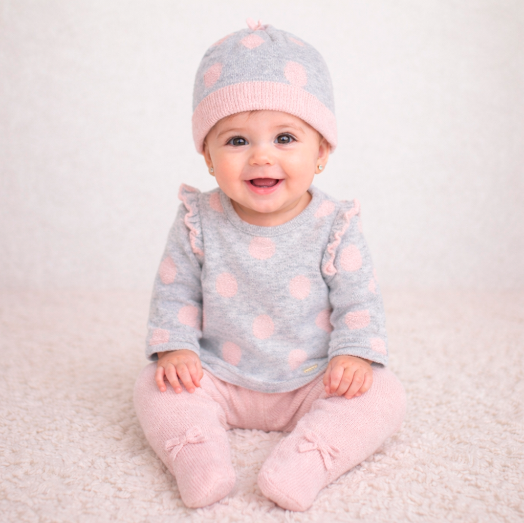 Conjunto De 3pz En Punto Tricot Ecofriends Mayoral® New Born