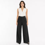 Pantalon Ligero Holgado Para Mujer Mod.27592 Marca Stop®