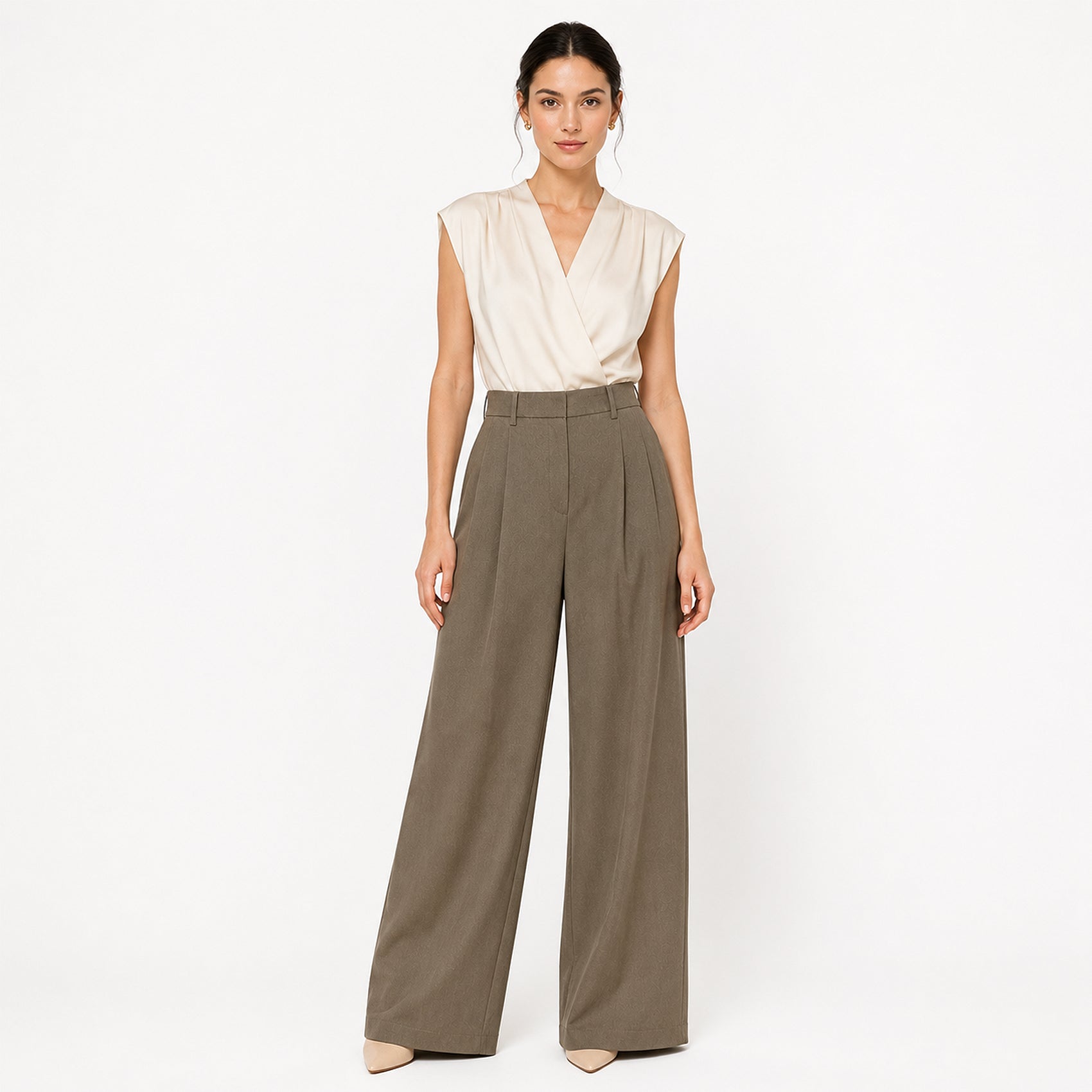 Pantalon Formal Holgado Para Mujer Mod. Pg00671 Ferriano®