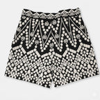 Short Casual Bordado Étnico Para Mujer Sg00148 Ferriano®