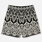 Short Casual Bordado Étnico Para Mujer Sg00148 Ferriano®