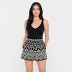 Short Casual Bordado Étnico Para Mujer Sg00148 Ferriano®